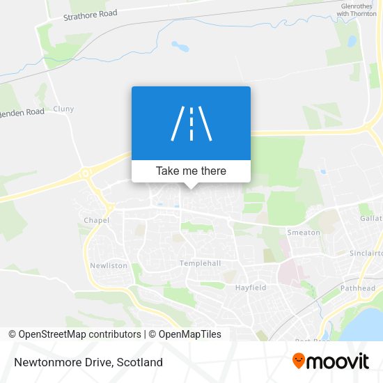 Newtonmore Drive map