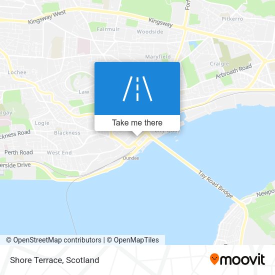 Shore Terrace map