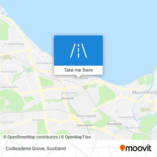 Coillesdene Grove map