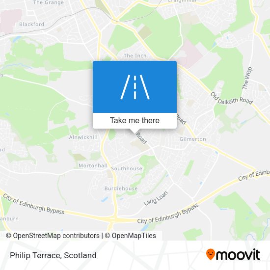 Philip Terrace map