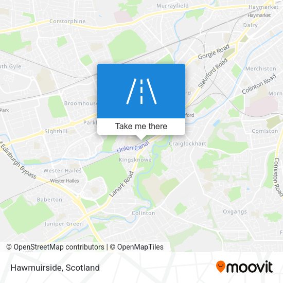 Hawmuirside map
