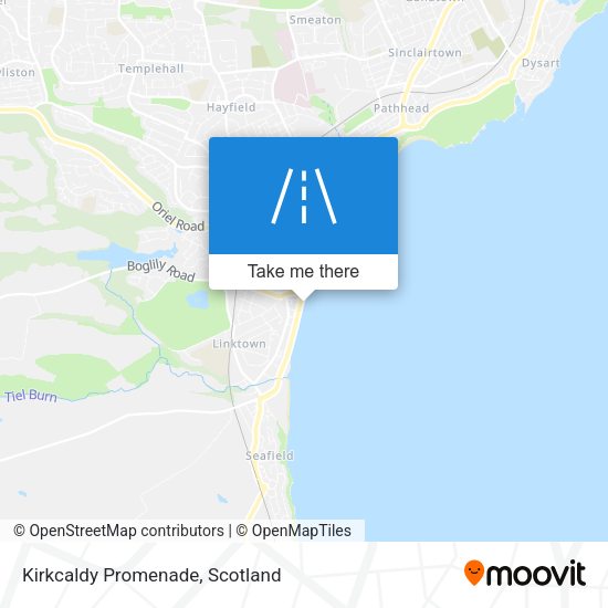 Kirkcaldy Promenade map