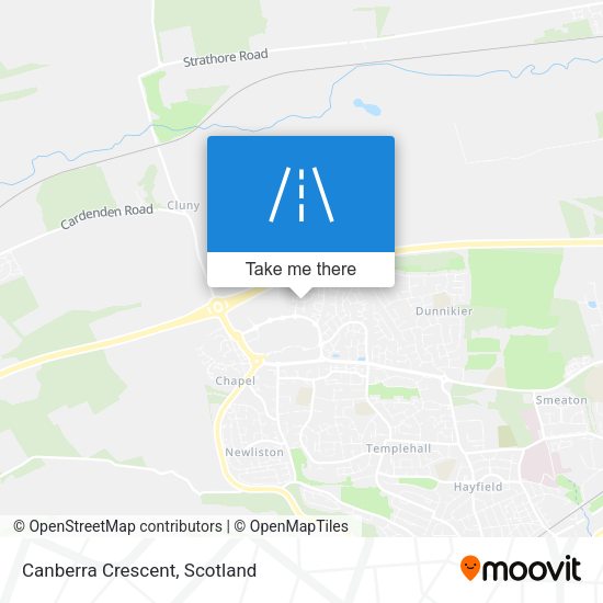 Canberra Crescent map