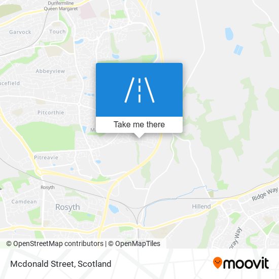 Mcdonald Street map
