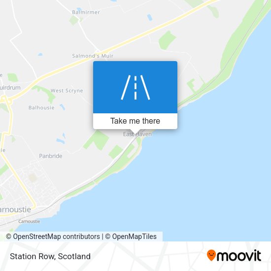 Station Row map