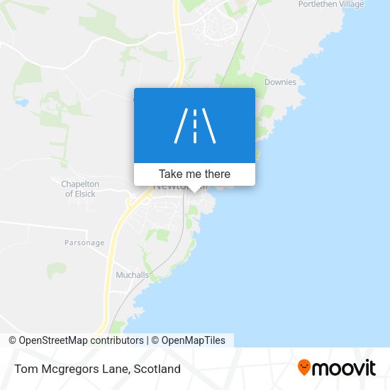 Tom Mcgregors Lane map
