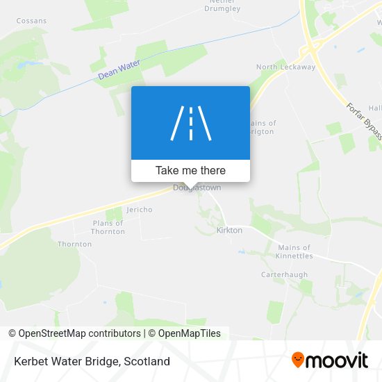 Kerbet Water Bridge map
