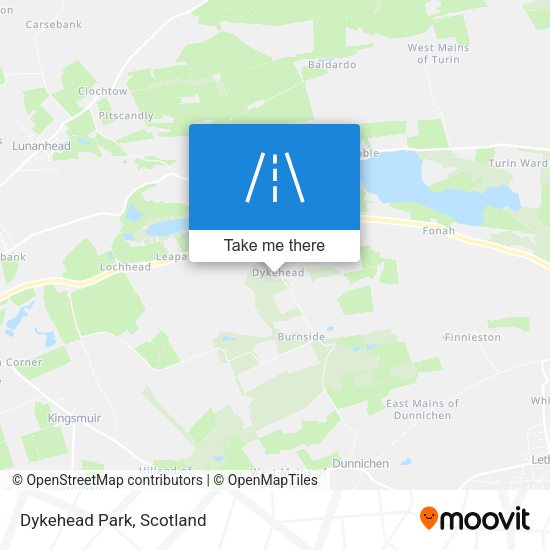 Dykehead Park map