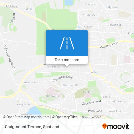 Craigmount Terrace map