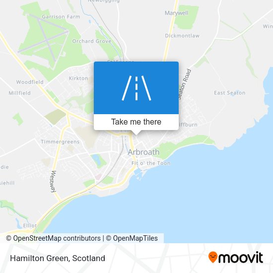Hamilton Green map