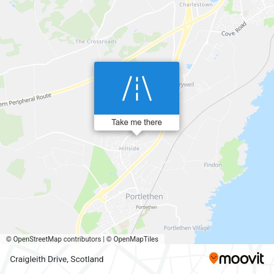 Craigleith Drive map