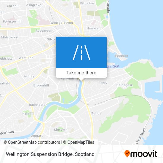 Wellington Suspension Bridge map