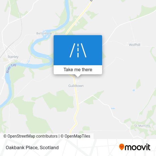 Oakbank Place map