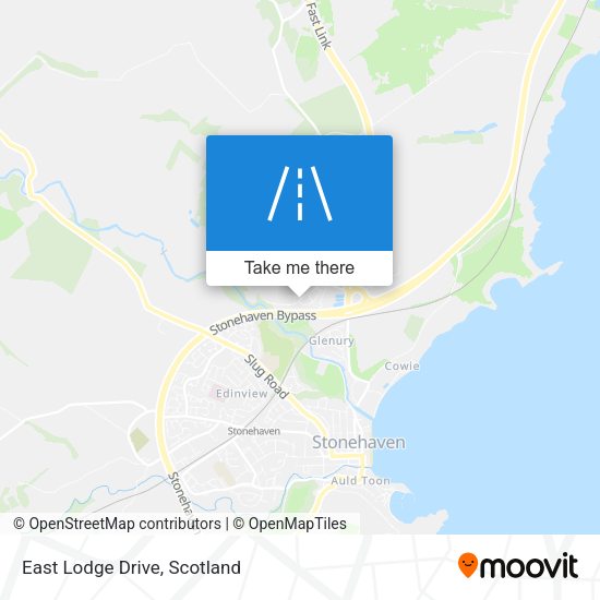 East Lodge Drive map