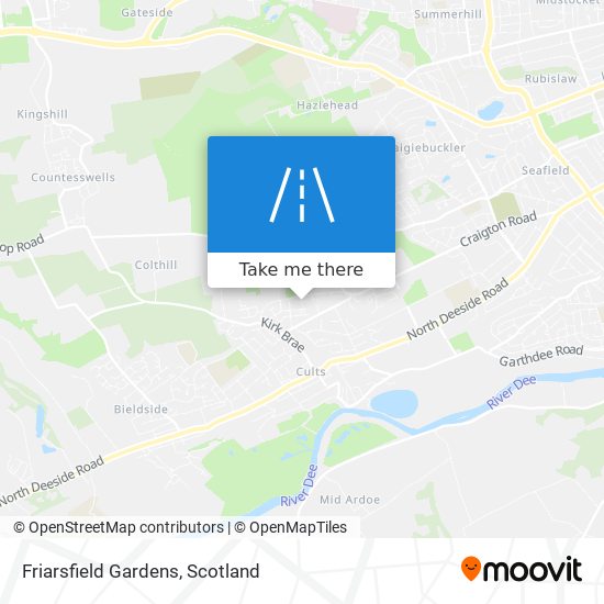 Friarsfield Gardens map