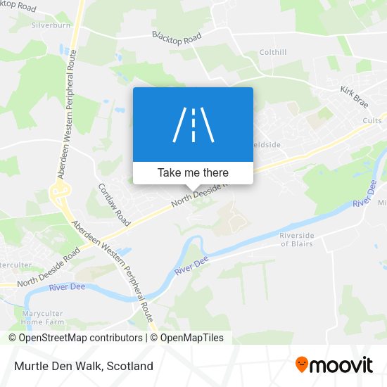 Murtle Den Walk map
