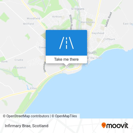 Infirmary Brae map