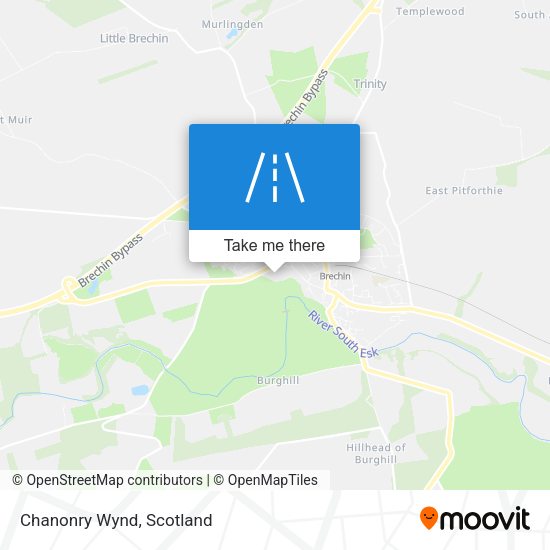 Chanonry Wynd map