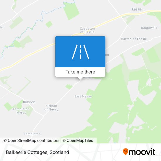 Balkeerie Cottages map