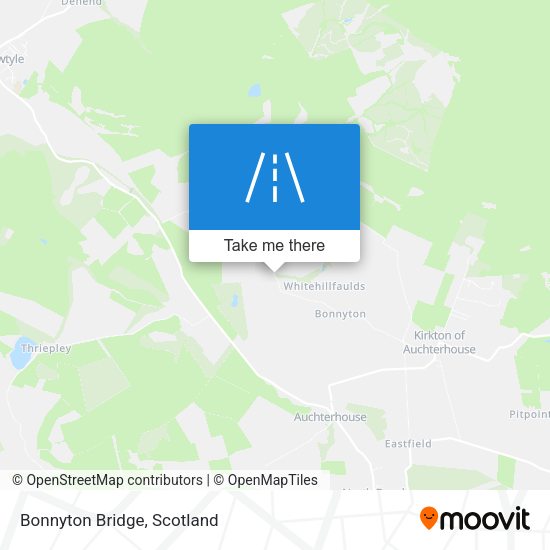 Bonnyton Bridge map