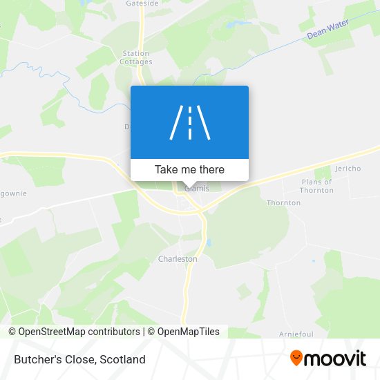 Butcher's Close map