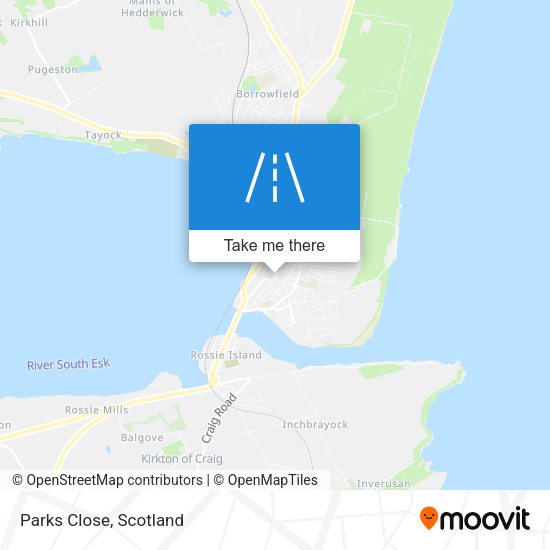 Parks Close map