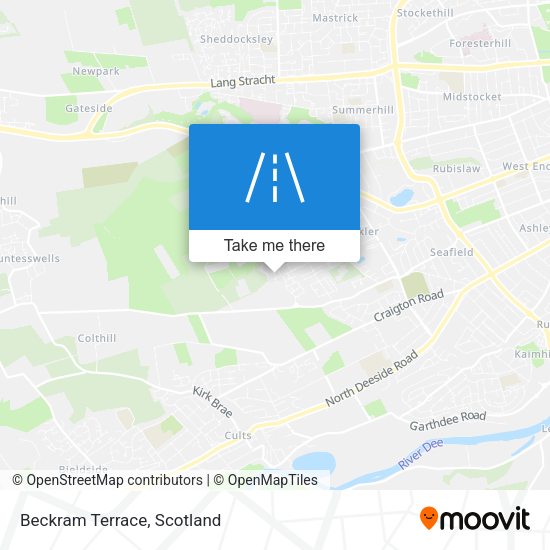 Beckram Terrace map
