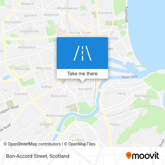 Bon-Accord Street map