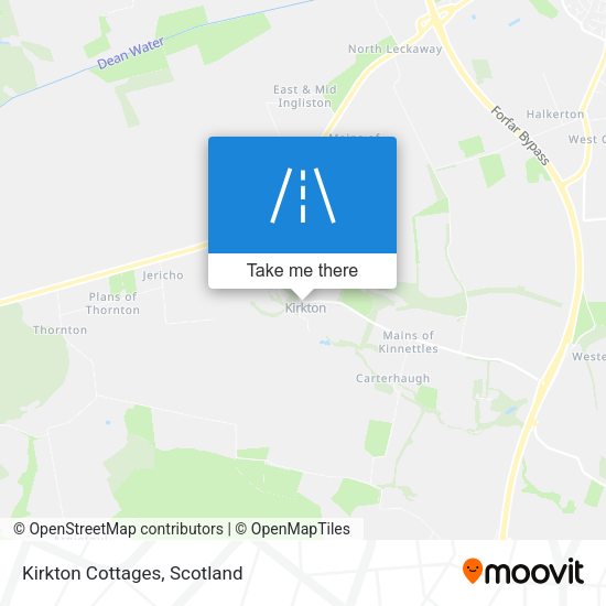 Kirkton Cottages map