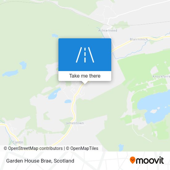 Garden House Brae map