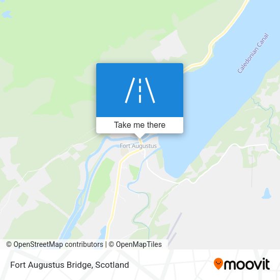 Fort Augustus Bridge map