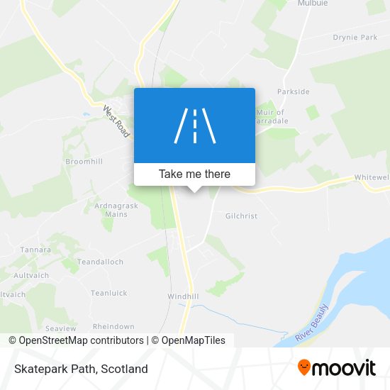 Skatepark Path map