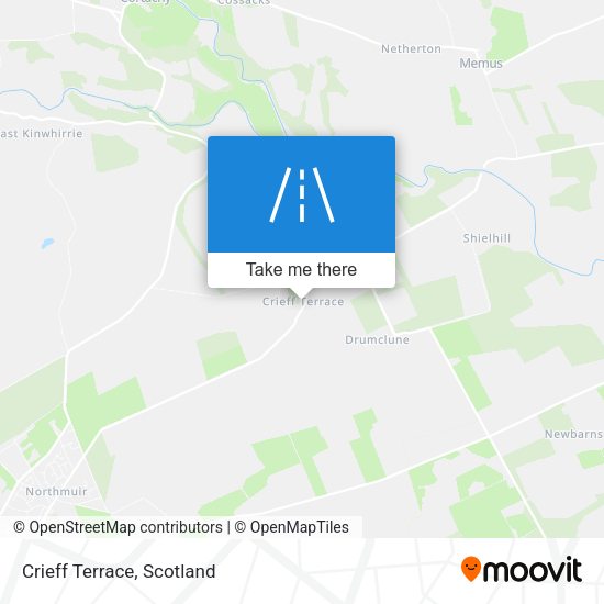 Crieff Terrace map