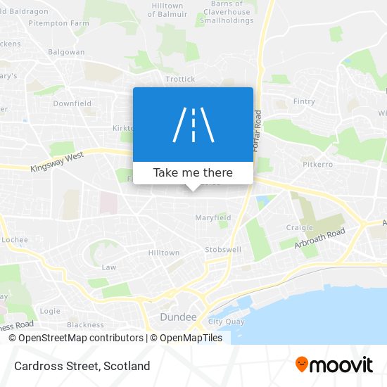 Cardross Street map