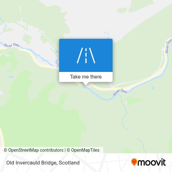Old Invercauld Bridge map