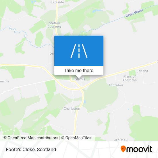 Foote's Close map