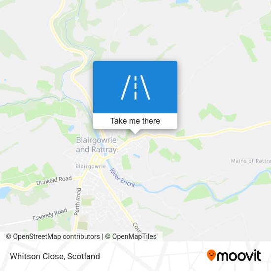 Whitson Close map