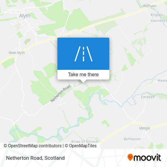 Netherton Road map