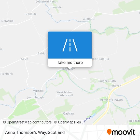 Anne Thomson's Way map