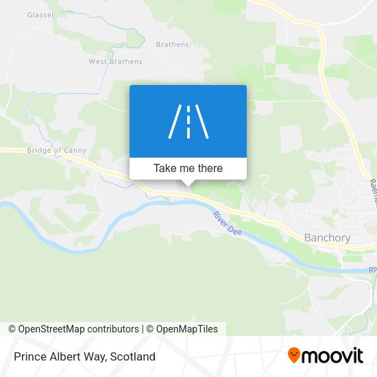 Prince Albert Way map
