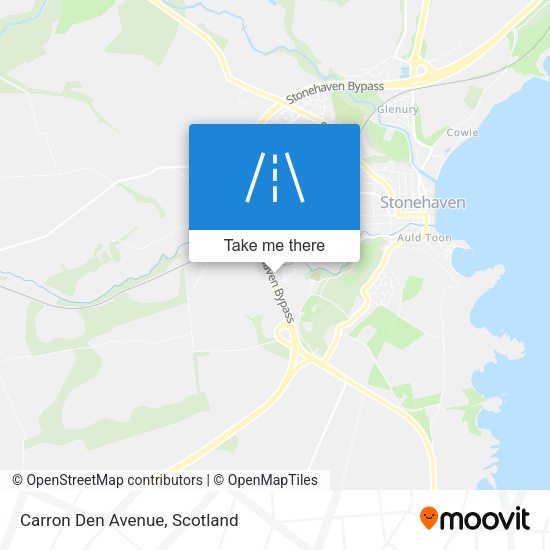 Carron Den Avenue map