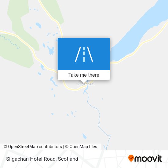 Sligachan Hotel Road map