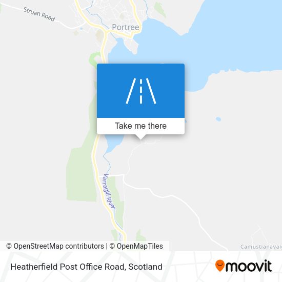 Heatherfield Post Office Road map
