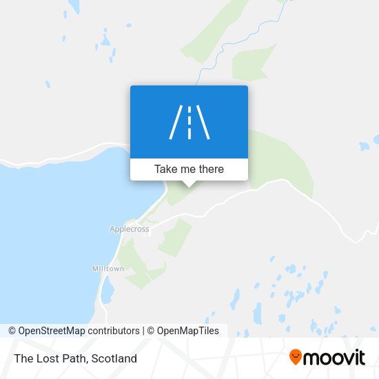 The Lost Path map