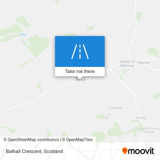 Balhall Crescent map