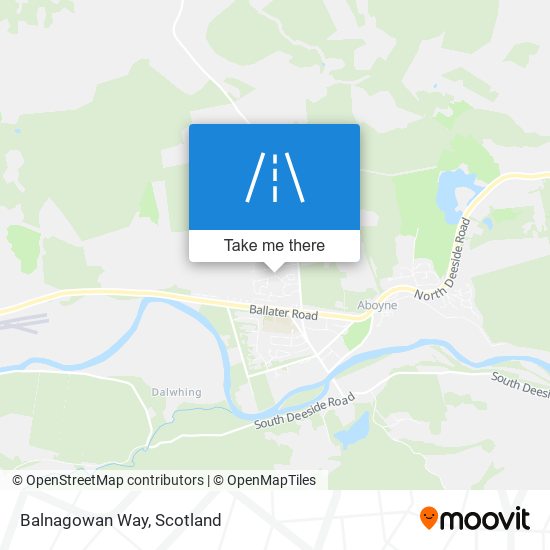 Balnagowan Way map