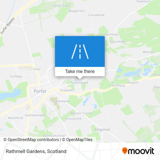 Rathmell Gardens map