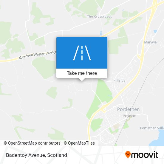 Badentoy Avenue map