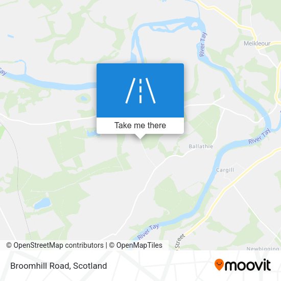 Broomhill Road map