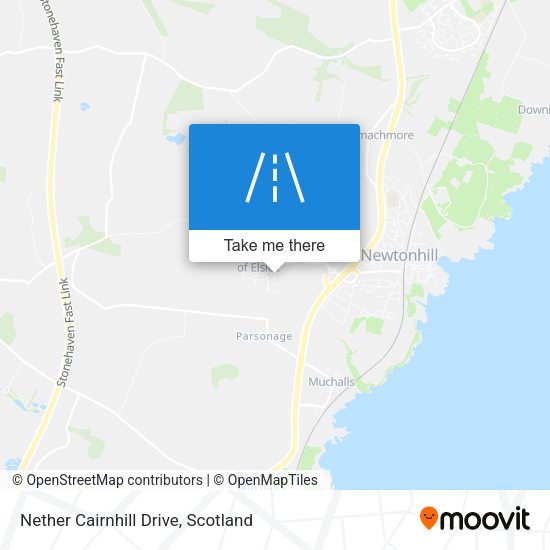 Nether Cairnhill Drive map